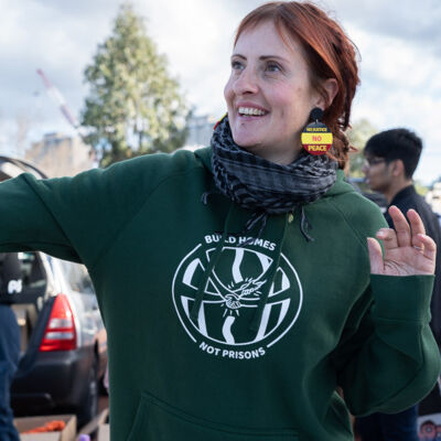 Homes Not Prisons hoodie (multiple colours available) Thumbnail